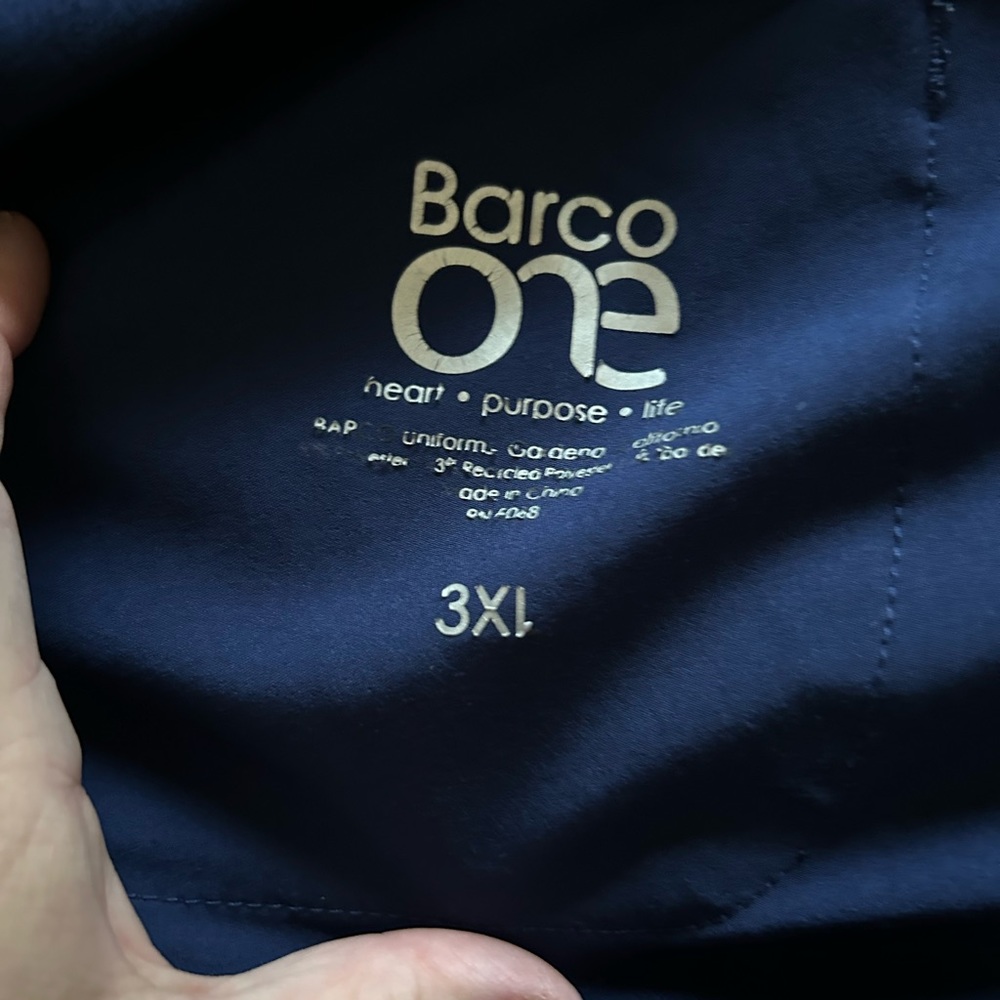Barco one scrub pants. Navy blue! 3x
